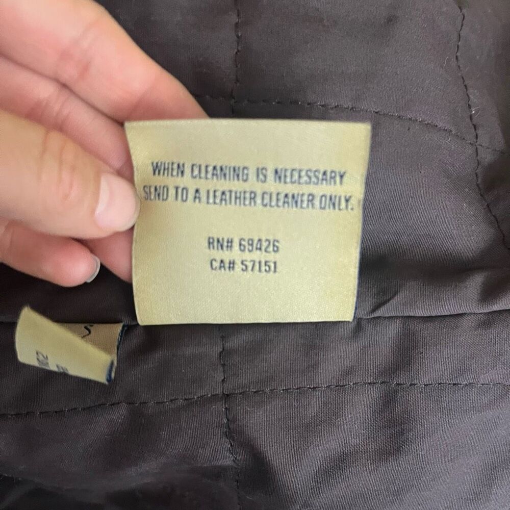 Wilson Men leather Jacket size Small - Picture 7 of 12